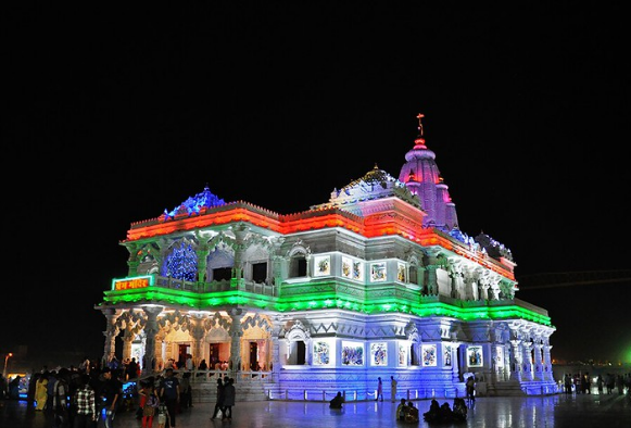 Top 10 Richest Temples In the World Temple of Love (Prem Mandir), Uttar Pradesh